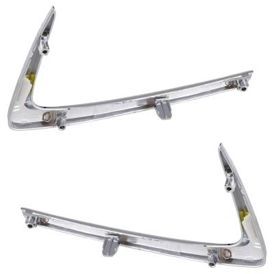 Rareelectrical - New Pair Of Outer Grille Trim Compatible With Scion Toyota Yaris Xle 4 Cyl 1.5L Yaris Premium 4 Cyl - Image 6