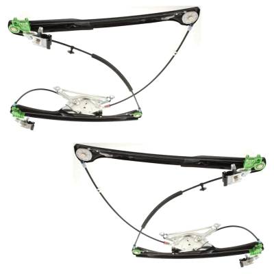 Rareelectrical - New Front Left And Front Right Window Regulator Compatible With Audi A4 Quattro Base 6 Cyl 2.8L A4 - Image 2