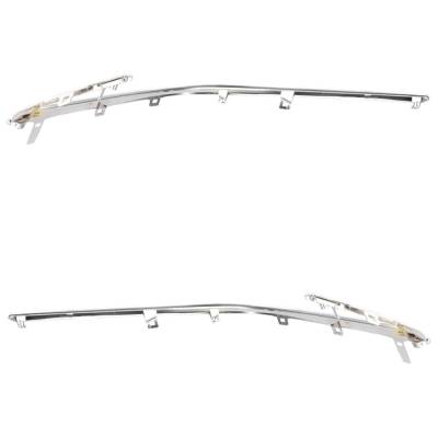 Rareelectrical - New Pair Of Grille Trim Compatible With Toyota Corolla Se Nightshade Corolla Base 2019-2022 By - Image 5