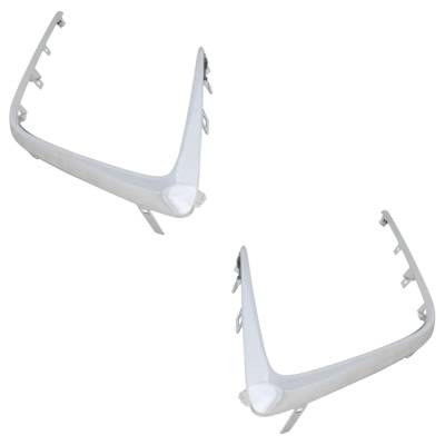 Rareelectrical - New Pair Of Grille Trim Compatible With Toyota Corolla Xse Corolla Base 2019-2022 By To1046110 - Image 2