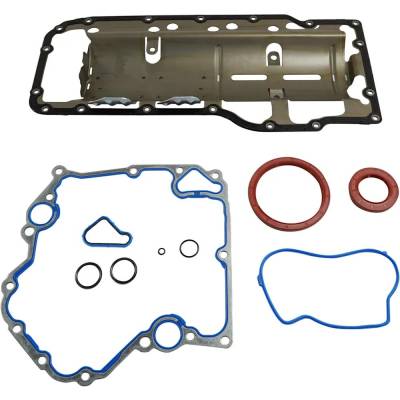 Rareelectrical - New Lower Engine Gasket Set Compatible With Dodge Jeep Ram 1500 Tradesman 8 Cyl 4.7L Dakota Sport 8 - Image 5