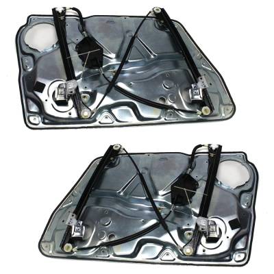 Rareelectrical - New Front Left And Front Right Window Regulator Compatible With Volkswagen Passat Gl 4 Cyl 1.8L - Image 1