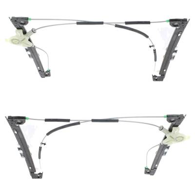 Rareelectrical - New Front Left And Front Right Window Regulator Compatible With Mini Cooper Base 4 Cyl 1.6L Cooper - Image 4