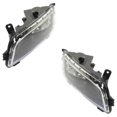 Rareelectrical - New Front Left And Front Right Fog Light Compatible With Volkswagen Cc Execline Cc Wolfsburg Edition - Image 3