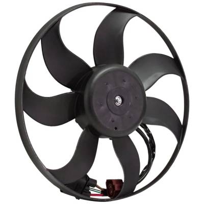 Rareelectrical - New Left Cooling Fan Assembly Compatible With Volkswagen Passat Sel Premium 5 Cyl 2.5L Eos 3.2 6 Cyl - Image 2