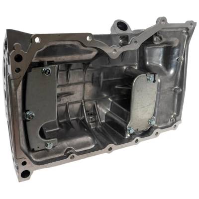 Rareelectrical - New Aluminum Oil Pan Compatible With Ford Mercury Fusion Se 4 Cyl 2.3L Fusion Sel 4 Cyl 2.3L Milan - Image 3