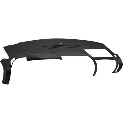 Rareelectrical - New Black Dash Cover Compatible With Chevrolet Gmc Silverado 1500 Lt 8 Cyl 6.0L Sierra 1500 Sl 8 Cyl - Image 2