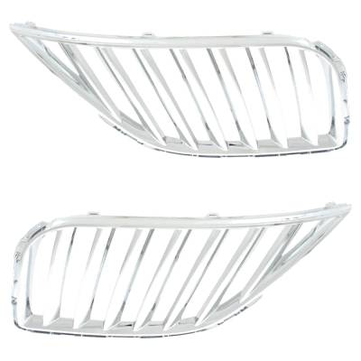 Rareelectrical - New Pair Of Grille Assembly Compatible With Lincoln Mkx Base 6 Cyl 3.7L 2011-2015 By Fo1200569 - Image 4