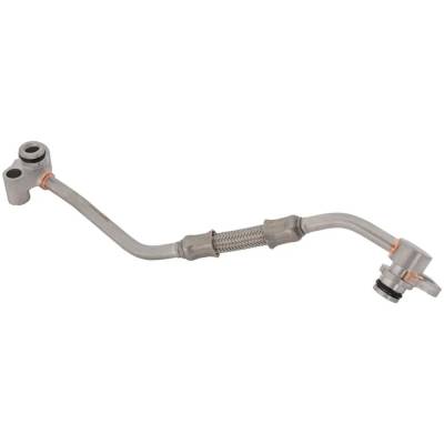 New Stainless Steel Turbocharger Oil Line Compatible With Bmw 740I Base 6 Cyl 3.0L 740Li Base 6 Cyl
