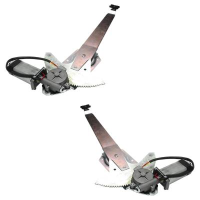 Rareelectrical - New Front Left And Front Right Window Regulator Compatible With Ford F-350 Ranger Lariat F-250 Xls - Image 2