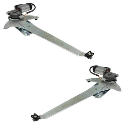 Rareelectrical - New Front Left And Front Right Window Regulator Compatible With Ford F-350 Ranger Lariat F-250 Xls - Image 3