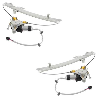 Rareelectrical - New Rear Left And Rear Right Window Regulator Compatible With Nissan Frontier Le 6 Cyl 4.0L Frontier - Image 2