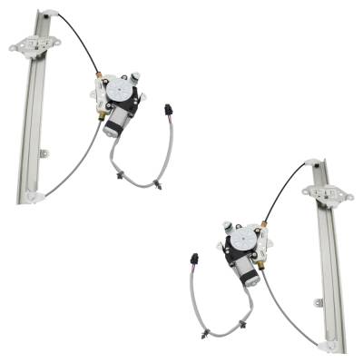 Rareelectrical - New Rear Left And Rear Right Window Regulator Compatible With Nissan Frontier Le 6 Cyl 4.0L Frontier - Image 4