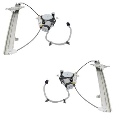 Rareelectrical - New Rear Left And Rear Right Window Regulator Compatible With Nissan Frontier Le 6 Cyl 4.0L Frontier - Image 5