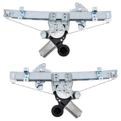 Rareelectrical - New Front Left And Front Right Window Regulator Compatible With Nissan Maxima Sv 6 Cyl 3.5L Maxima - Image 2