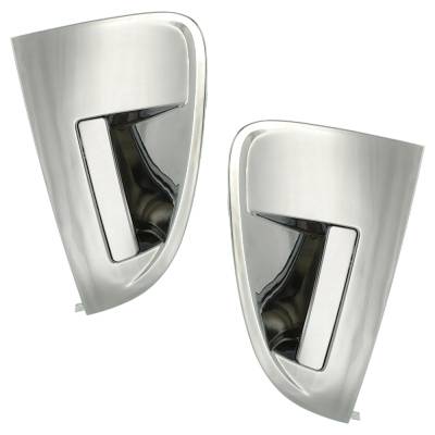 Rareelectrical - Set Of 2 Rear Exterior Door Handle Compatible With 2012-2019 Chevrolet Sonic Chrome Without Key Hole - Image 2