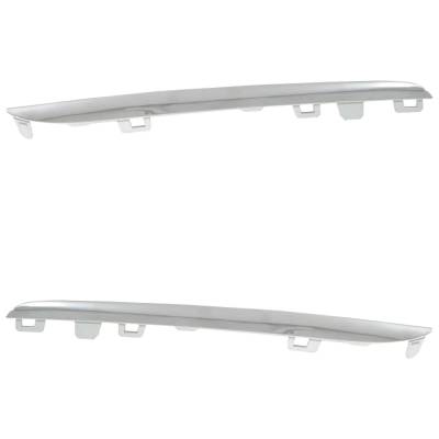 New Left Upper And Right Upper Grille Trim Compatible With Mercedes Benz C300 4Matic C400 4Matic