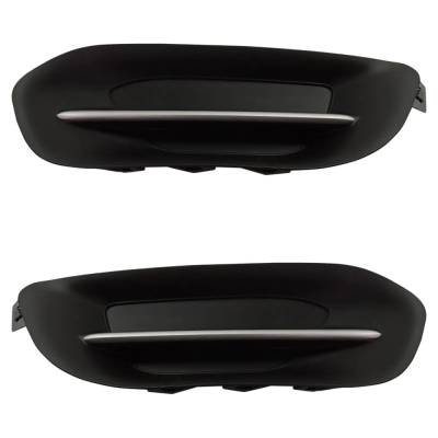 Rareelectrical - New Front Left And Front Right Fog Light Cover Compatible With Dodge Dart Sxt Dart Se 2015-2016 By - Image 1