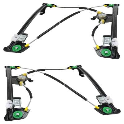 Rareelectrical - New Front Left And Front Right Window Regulator Compatible With Ford F-150 Xl 8 Cyl 4.6L F-150 Stx 6 - Image 4