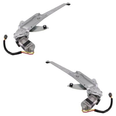 Rareelectrical - New Front Left And Front Right Window Regulator Compatible With Ford F-350 Special 8 Cyl 7.3L F-250 - Image 2