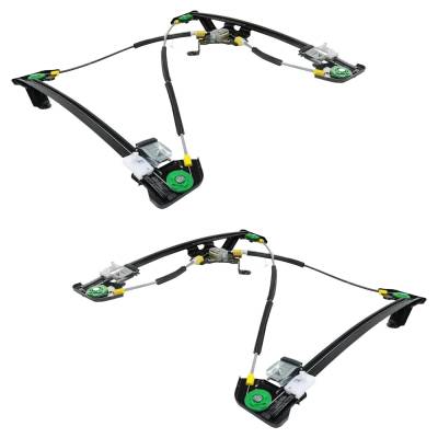 Rareelectrical - New Front Left And Front Right Window Regulator Compatible With Ford F-150 Xlt 8 Cyl 4.6L F-150 Stx - Image 2