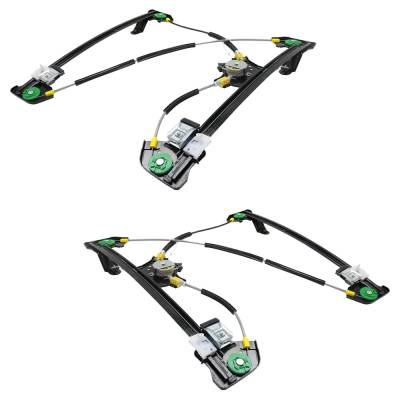 Rareelectrical - New Front Left And Front Right Window Regulator Compatible With Ford F-150 Xlt 8 Cyl 4.6L F-150 Stx - Image 3