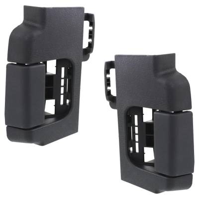 Rareelectrical - Rear Pair Interior Door Handle Compatible With 2009-2014 Ford F-150 Black Without Key Hole - Image 3