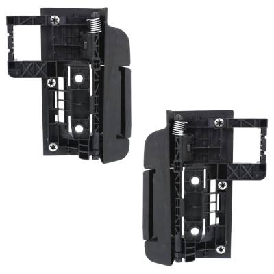 Rareelectrical - Rear Left And Right Interior Door Handle Compatible With 2009-2014 Ford F-150 Black Without Key Hole - Image 5