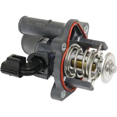 Rareelectrical - New 208°F Thermostat Housing Compatible With Ford Mazda B2300 Se 4 Cyl 2.3L Focus Zx4 4 Cyl 2.0L - Image 3