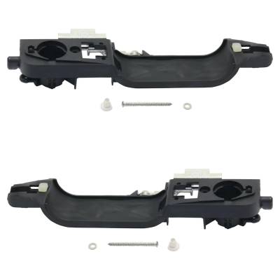Rareelectrical - Front Pair Exterior Door Handle Compatible With 2008-2011 Ford Focus Black Without Key Hole - Image 6
