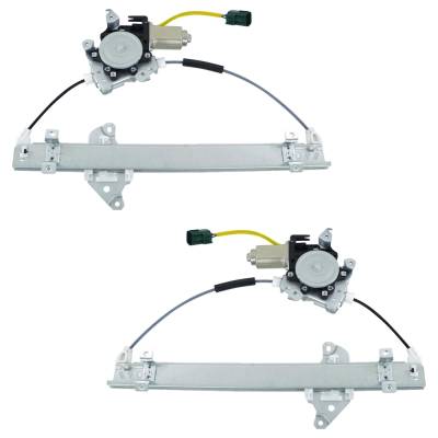 Rareelectrical - New Front Left And Front Right Window Regulator Compatible With Nissan Juke Nismo Rs 4 Cyl 1.6L Juke - Image 1