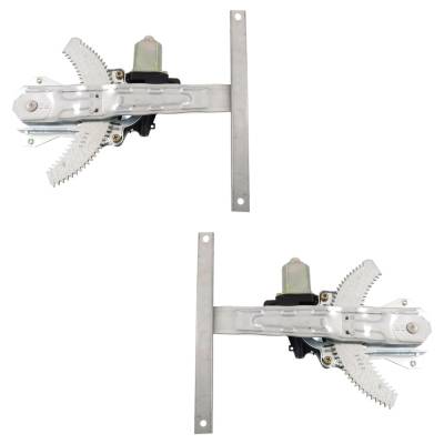 Rareelectrical - New Rear Left And Rear Right Window Regulator Compatible With Nissan Versa S Versa Sl 2007-2011 By - Image 5
