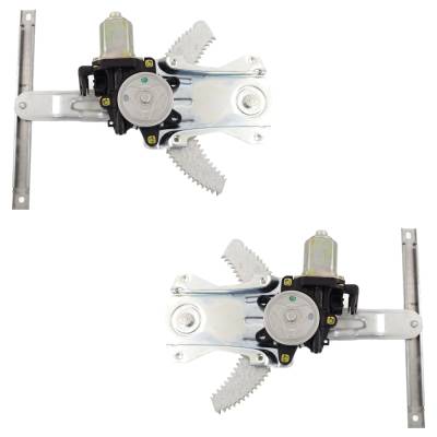 Rareelectrical - New Rear Left And Rear Right Window Regulator Compatible With Nissan Versa S Versa 1.6 Base - Image 1