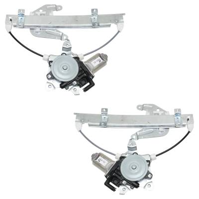 Rareelectrical - New Rear Left And Rear Right Window Regulator Compatible With Nissan Murano Se 6 Cyl 3.5L Murano Sl - Image 5