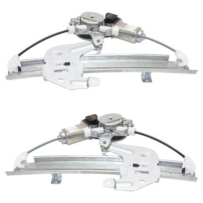 Rareelectrical - New Rear Left And Rear Right Window Regulator Compatible With Nissan Murano Sl 6 Cyl 3.5L Murano S 6 - Image 4