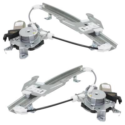 Rareelectrical - New Rear Left And Rear Right Window Regulator Compatible With Nissan Murano Se 6 Cyl 3.5L Murano S 6 - Image 2