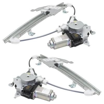 Rareelectrical - New Rear Left And Rear Right Window Regulator Compatible With Nissan Murano Se 6 Cyl 3.5L Murano S 6 - Image 3