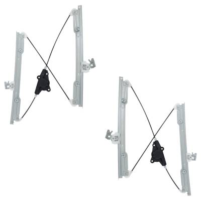 Rareelectrical - New Front Left And Front Right Window Regulator Compatible With Nissan Maxima Se 6 Cyl 3.5L Maxima - Image 1