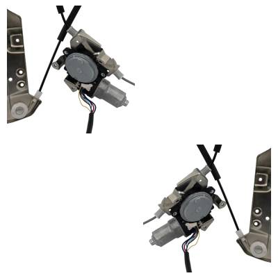 Rareelectrical - New Front Left And Front Right Window Regulator Compatible With Nissan Murano Sl 6 Cyl 3.5L Murano - Image 4