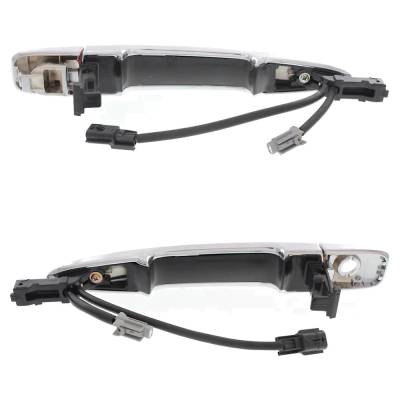 Rareelectrical - Front Left Driver And Right Passenger Exterior Door Handle Compatible With 2009-2016 Nissan Murano - Image 5