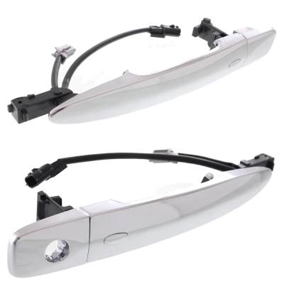 Rareelectrical - Front Driver And Passenger Side Exterior Door Handle Compatible With 2009-2016 Nissan Murano Nissan - Image 3