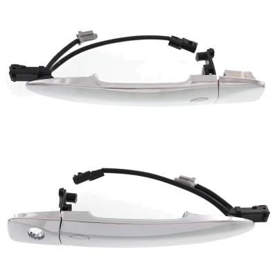 Rareelectrical - Set Of 2 Front Exterior Door Handle Compatible With 2009-2016 Nissan Sentra Nissan Maxima Nissan - Image 4