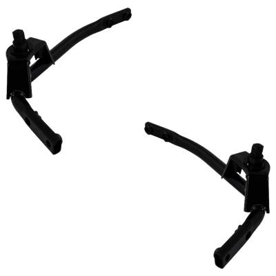 Rareelectrical - New Pair Of Radiator Support Bracket Compatible With Jeep Cherokee Overland 6 Cyl 3.2L Cherokee - Image 2