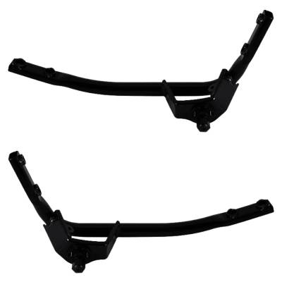 Rareelectrical - New Pair Of Radiator Support Bracket Compatible With Jeep Cherokee Overland 6 Cyl 3.2L Cherokee - Image 6