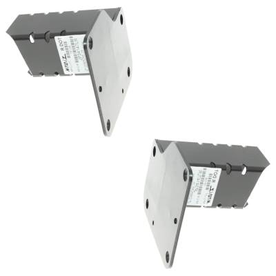 Rareelectrical - New Pair Of Radiator Support Bracket Compatible With Jeep Cherokee North 6 Cyl 3.2L Cherokee Sport 6 - Image 2