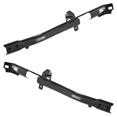 Rareelectrical - New Pair Of Radiator Support Bracket Compatible With Jeep Compass Latitude 4 Cyl 2.4L Compass Red 4 - Image 2