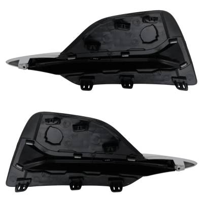 Rareelectrical - New Front Left And Front Right Fog Light Cover Compatible With Nissan Rogue Sport Sl Rogue Sport S - Image 4