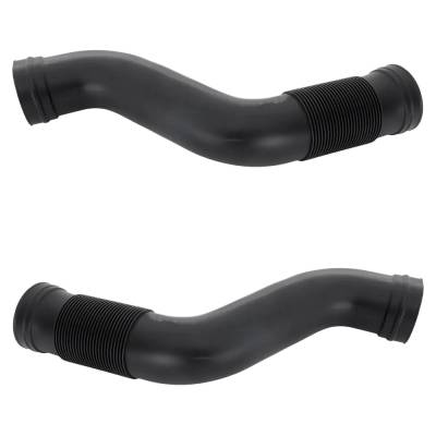 Rareelectrical - New Pair Of Air Intake Hose Compatible With Mercedes Benz Ml350 4Matic 6 Cyl 3.5L Ml450 Hybrid - Image 2