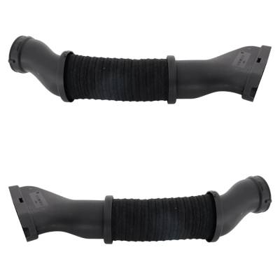 Rareelectrical - New Pair Of Air Intake Hose Compatible With Mercedes Benz Gl550 4Matic 8 Cyl 4.7L Gl450 Base 8 Cyl - Image 4