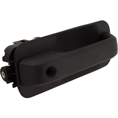 Rareelectrical - Right Front Exterior Door Handle Compatible With 2015-2022 Ford F-150 Textured Black With Key Hole - Image 2